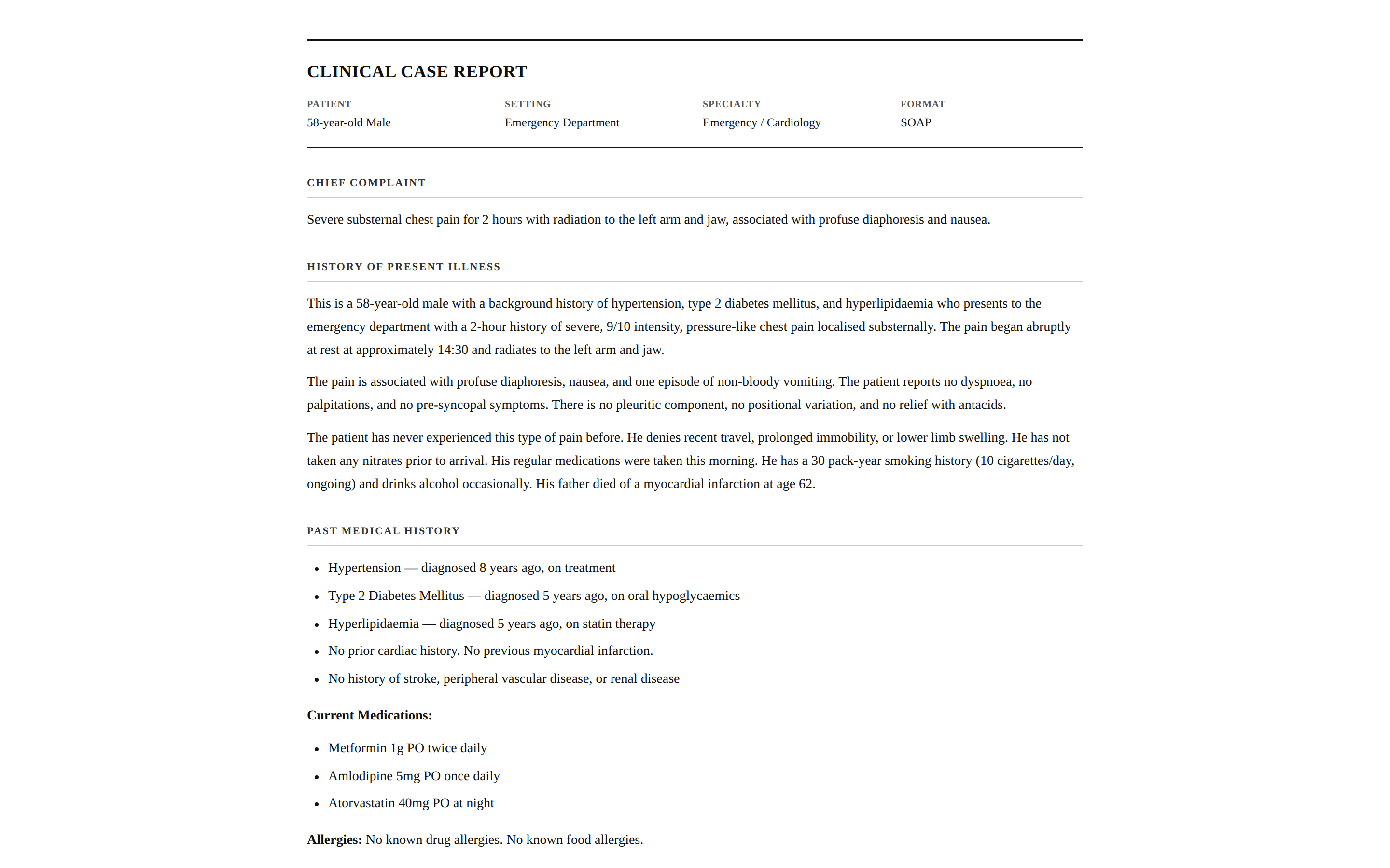 Clinical Case Report preview